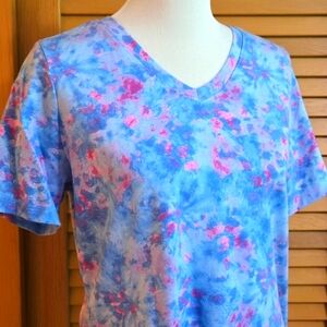D&Co. Tie-Dye Top Medium